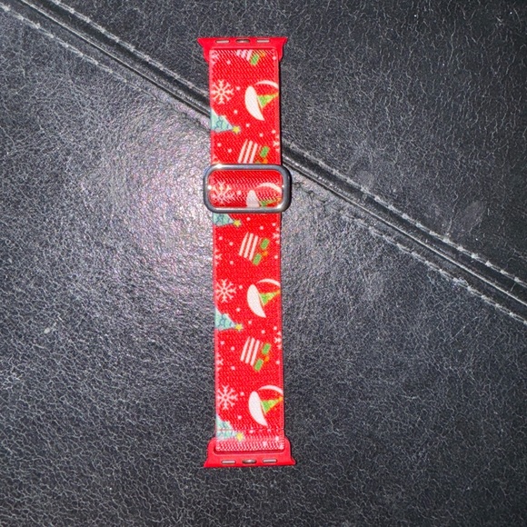 New Christmas Element Replacement Watchband Compatible With IWatch Series - Picture 4 of 9